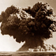 Imagen: La explosión del dispositivo Hurricane. Wikimedia Commons